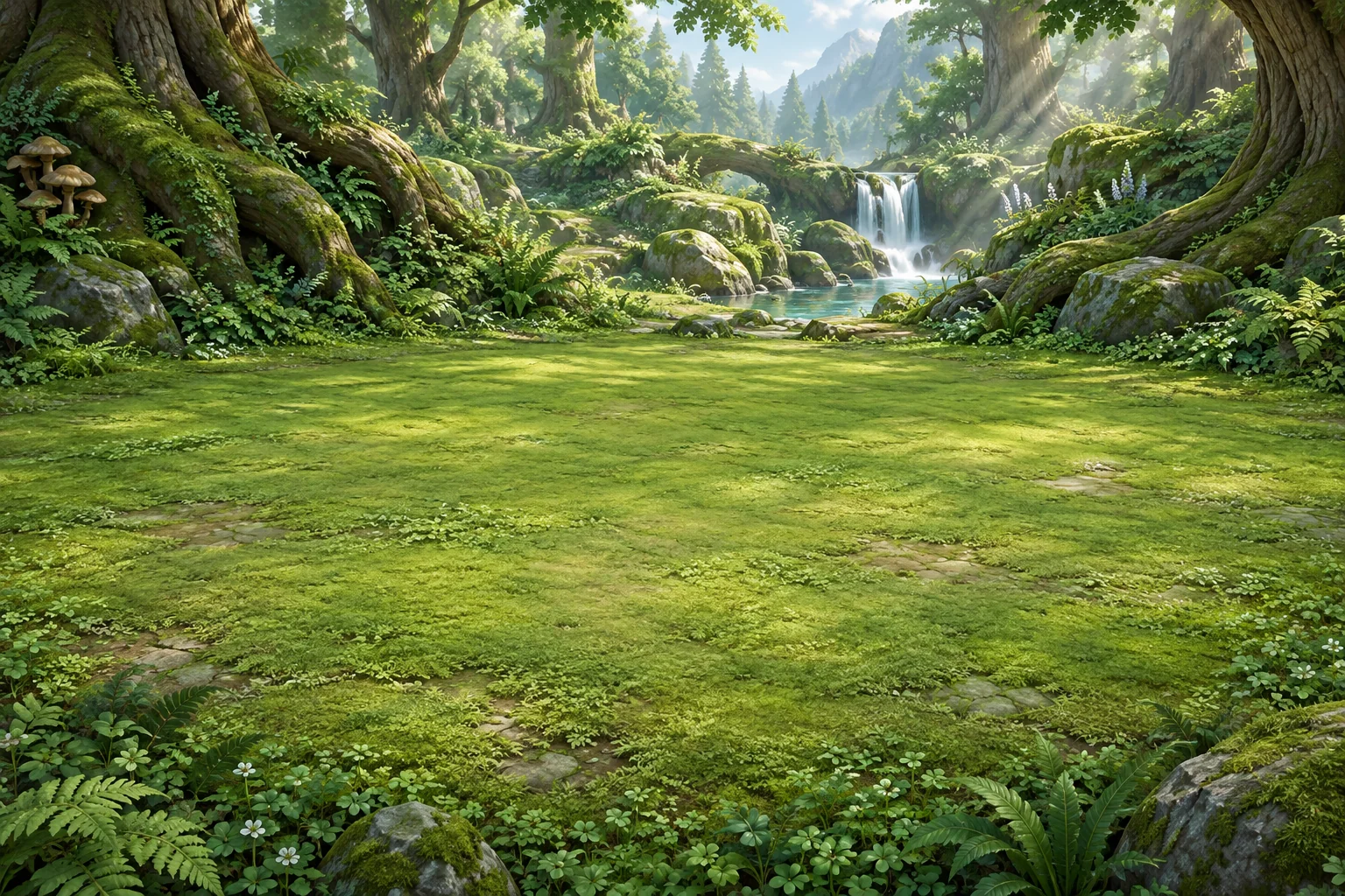 자연 속 전투 배경