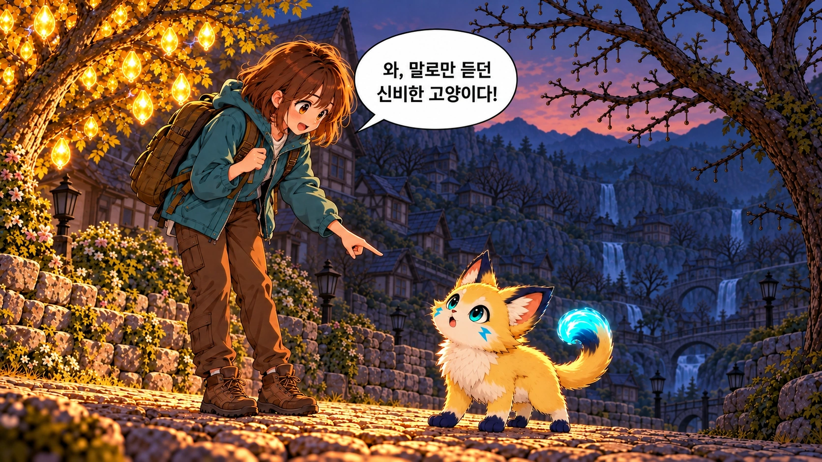 10번째 장면 · 한글 말풍선