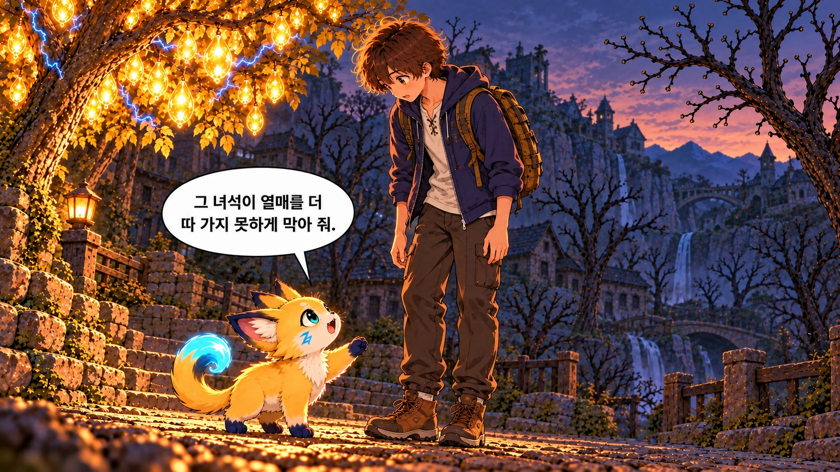 13번째 장면 · 한글 말풍선
