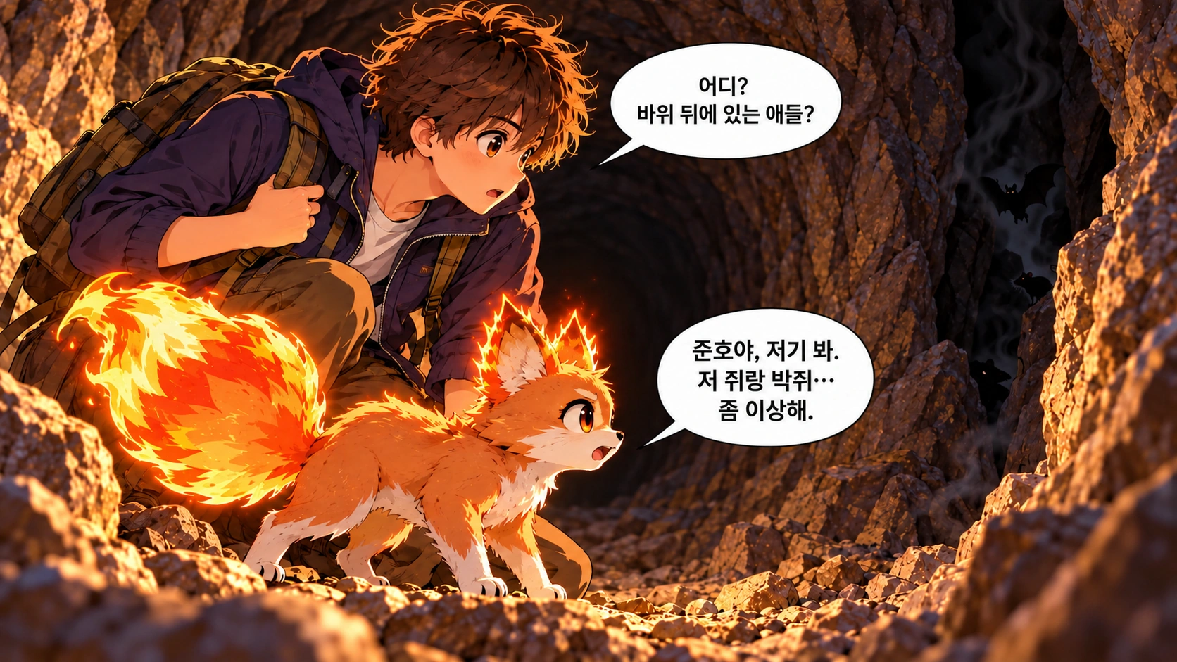 3번째 장면 · 한글 말풍선