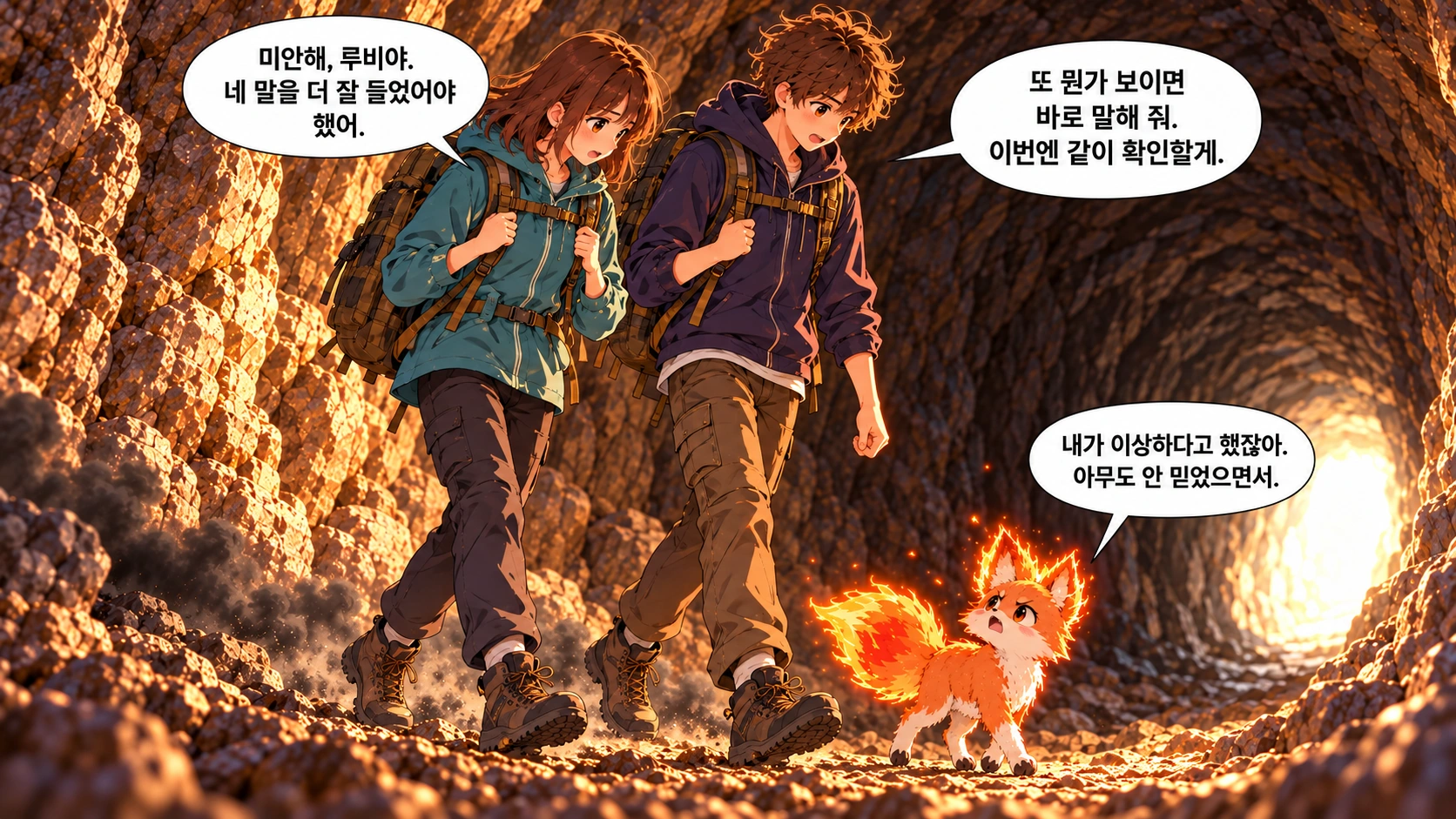 8번째 장면 · 한글 말풍선