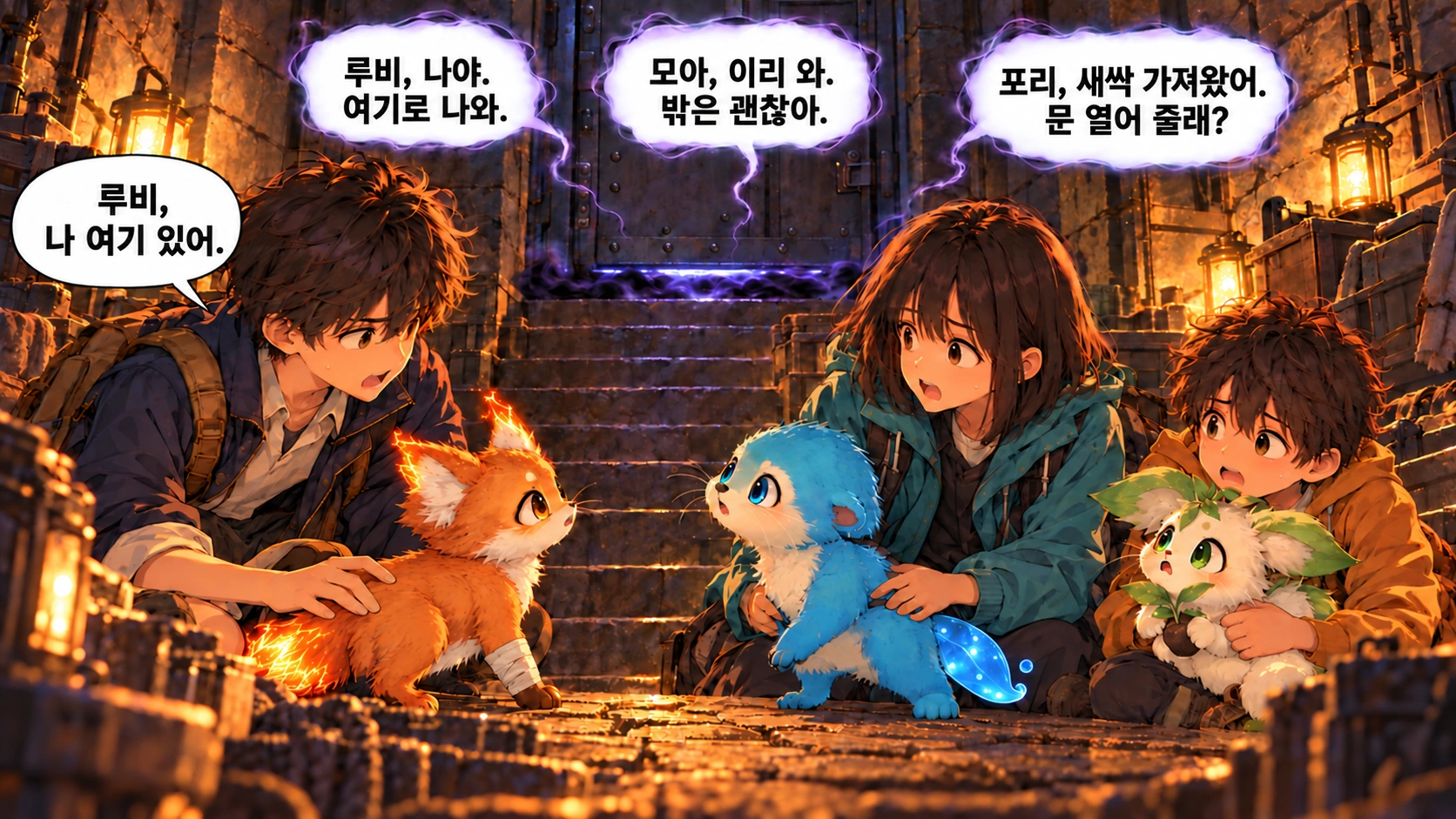 12번째 장면 · 한글 말풍선
