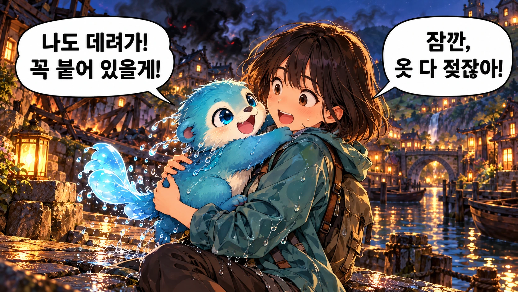 6번째 장면 · 한글 말풍선