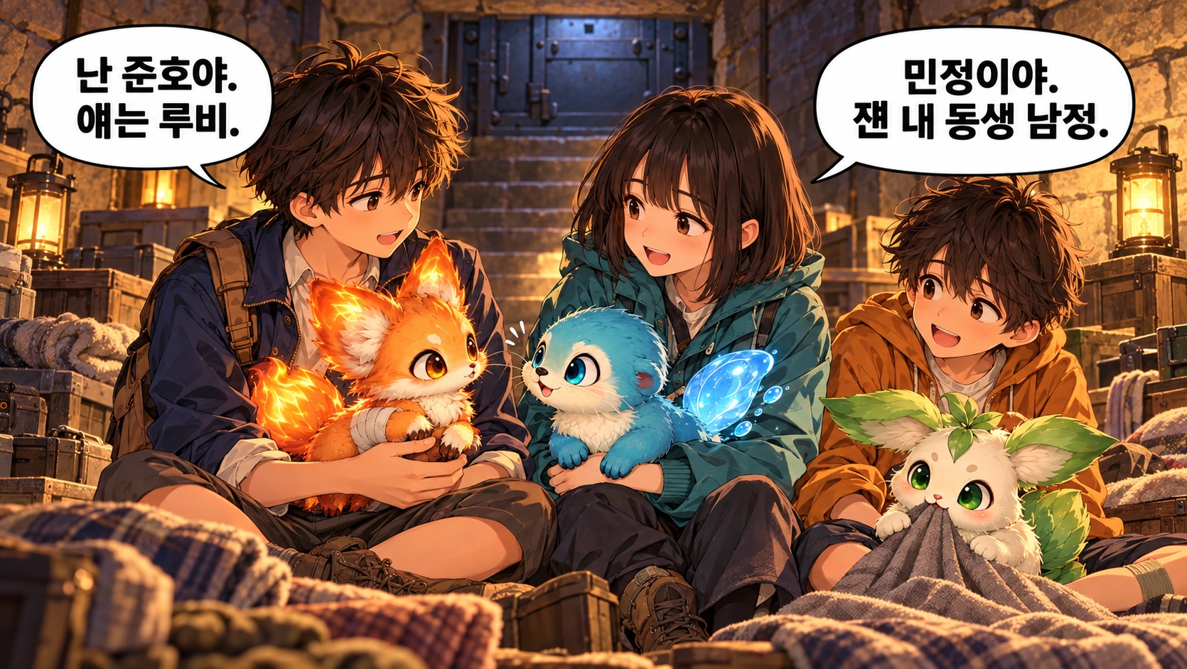 8번째 장면 · 한글 말풍선