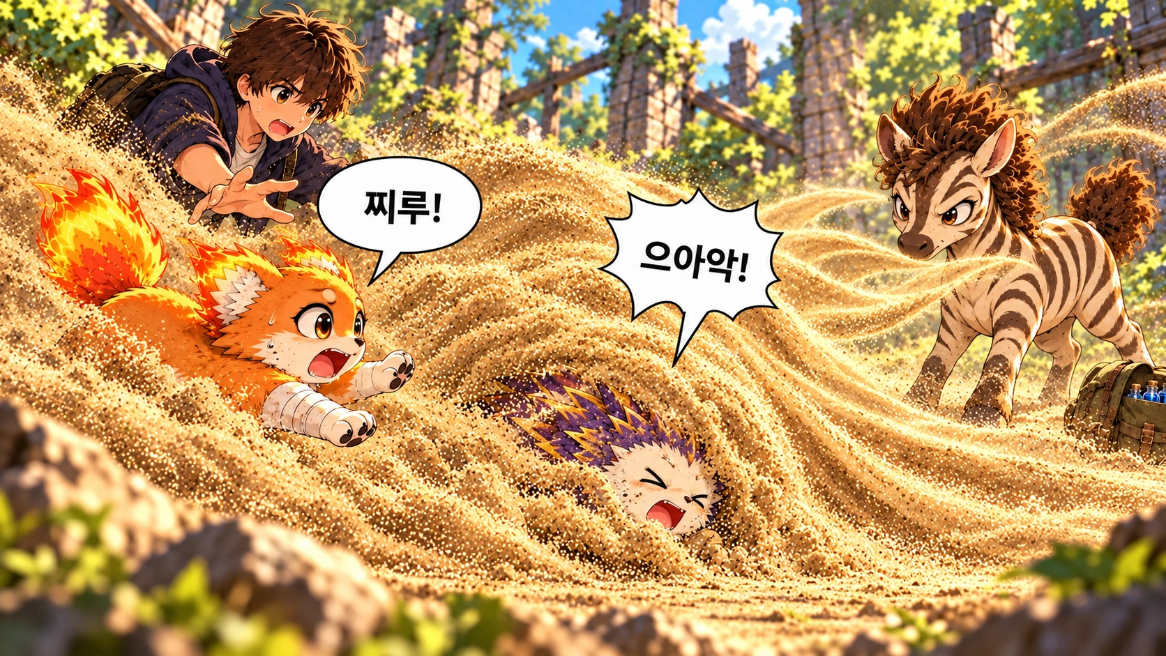 10번째 장면 · 한글 말풍선
