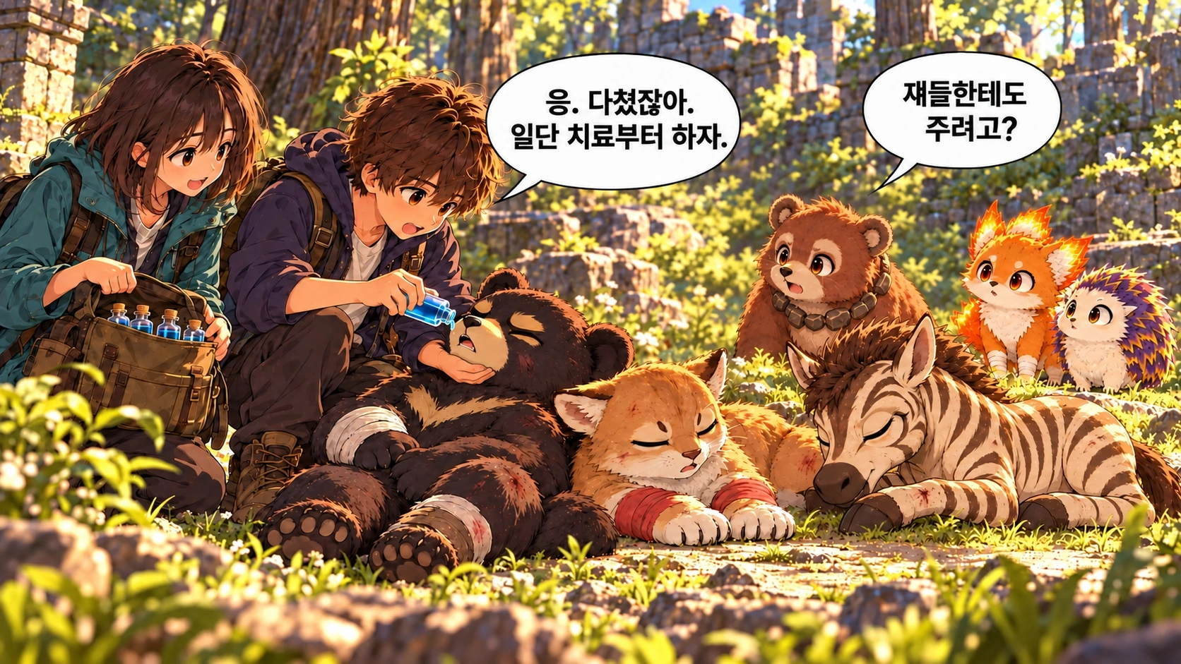 14번째 장면 · 한글 말풍선