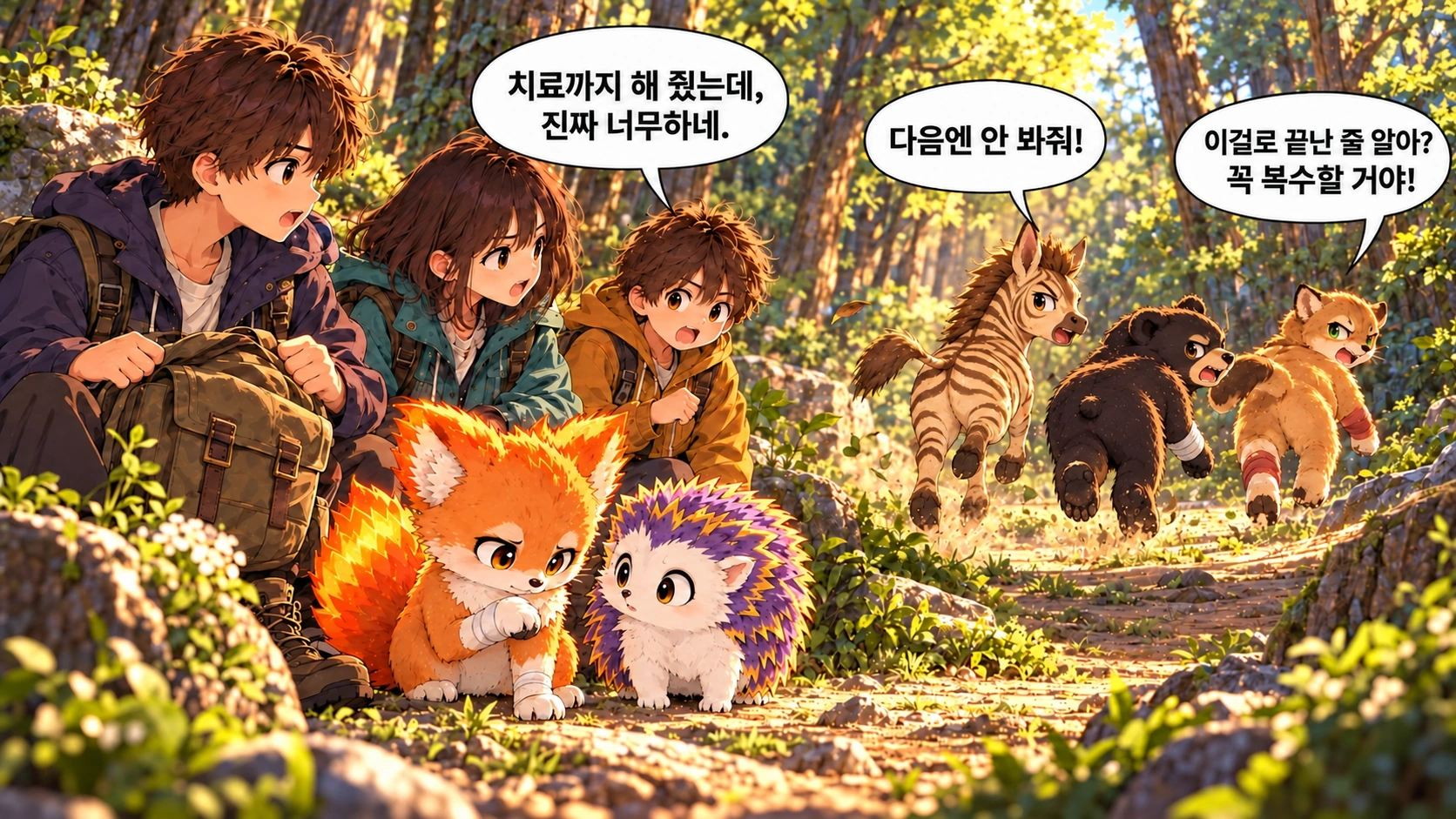 15번째 장면 · 한글 말풍선