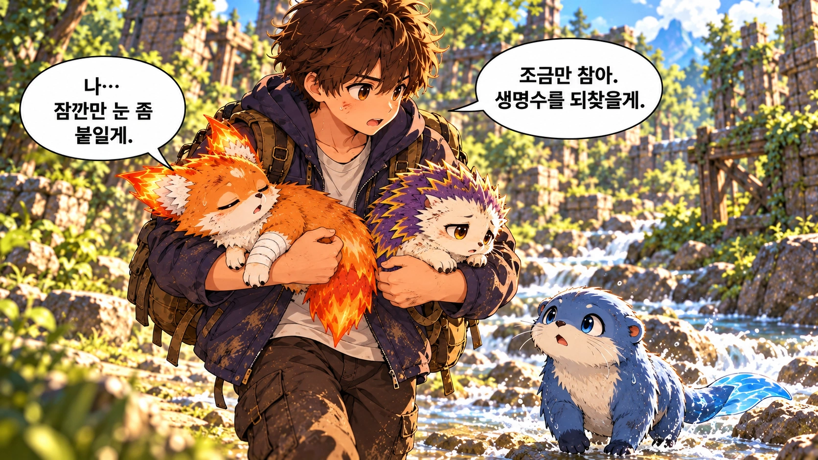 5번째 장면 · 한글 말풍선