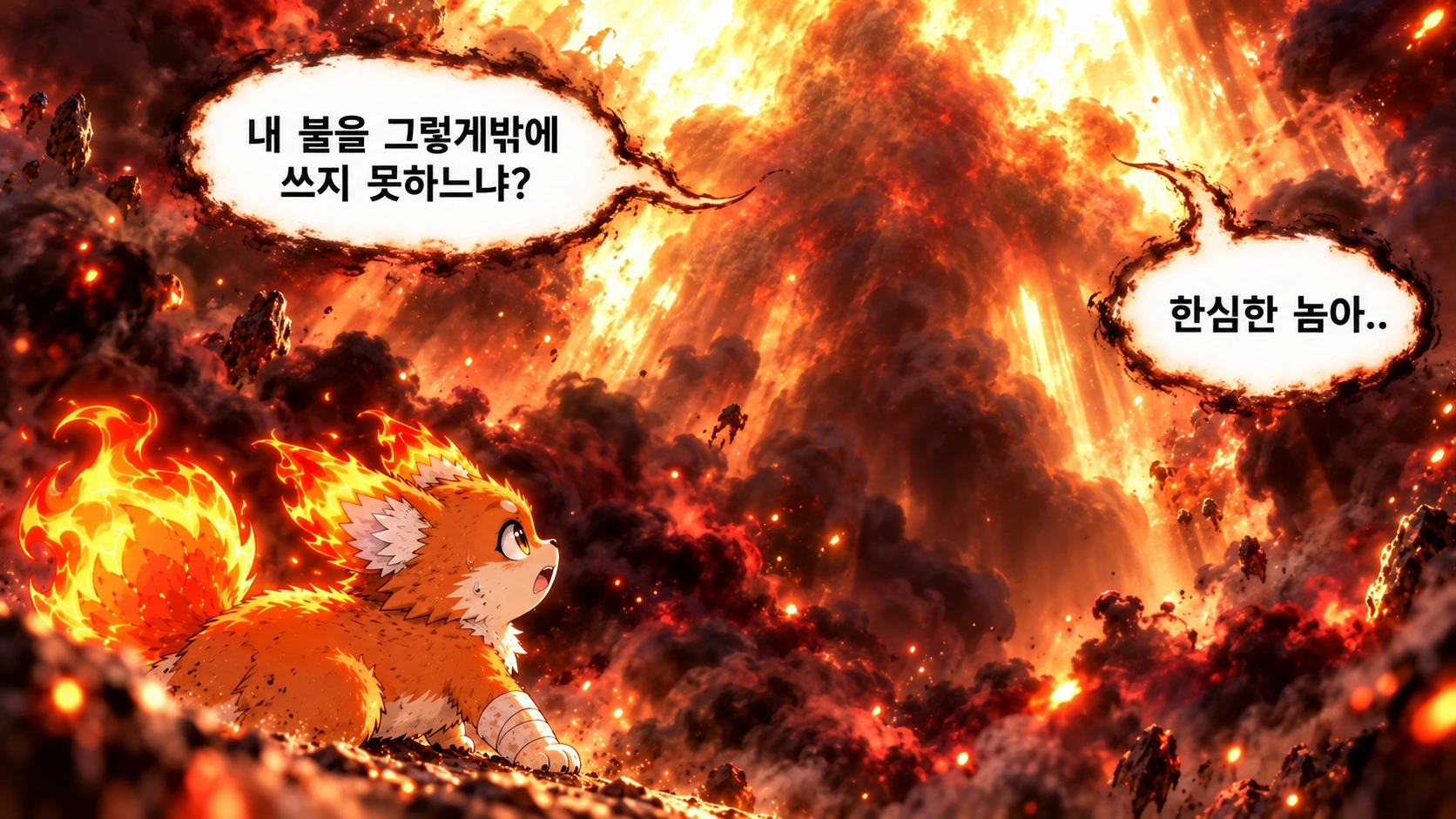 6번째 장면 · 한글 말풍선