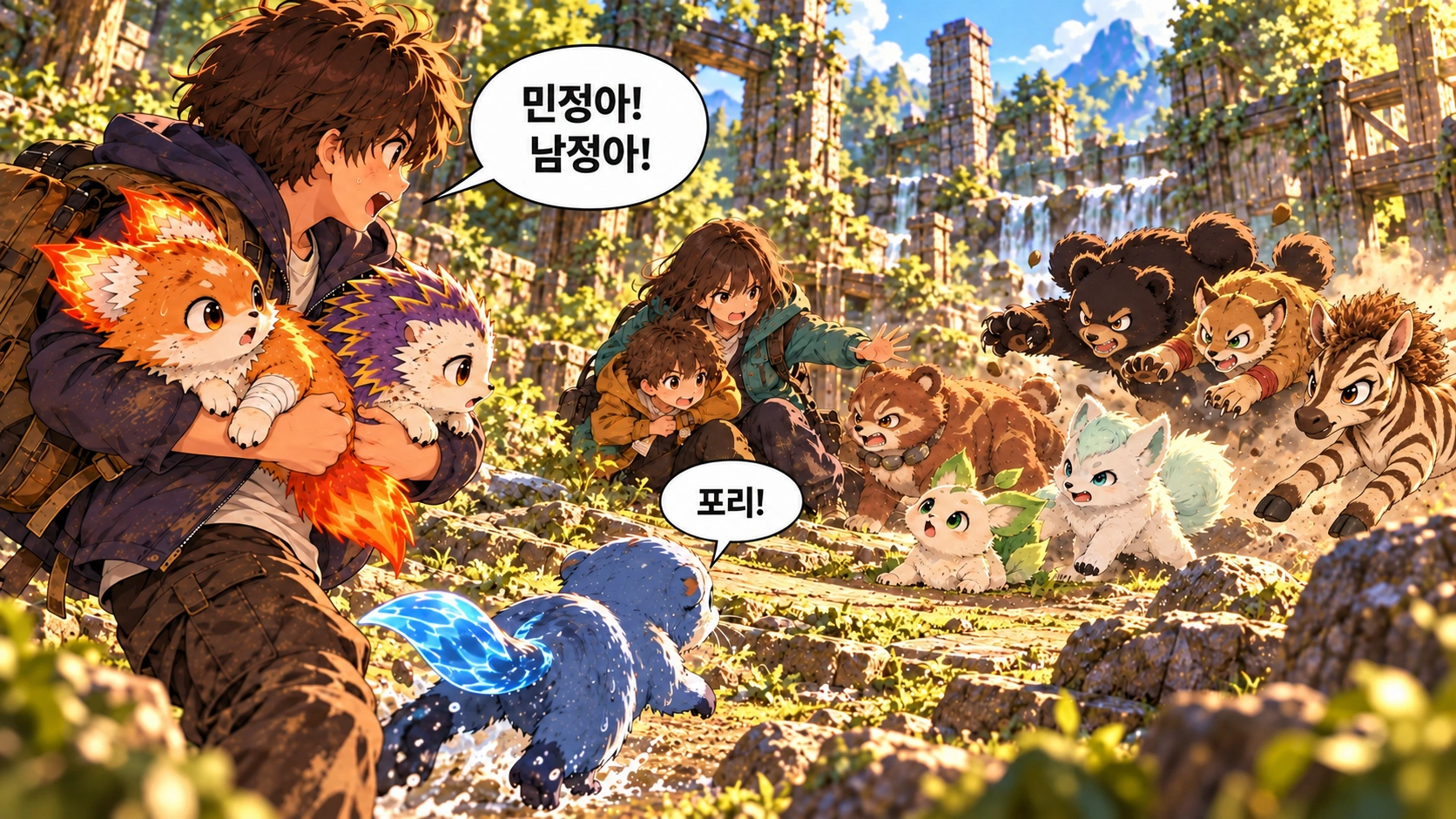 7번째 장면 · 한글 말풍선