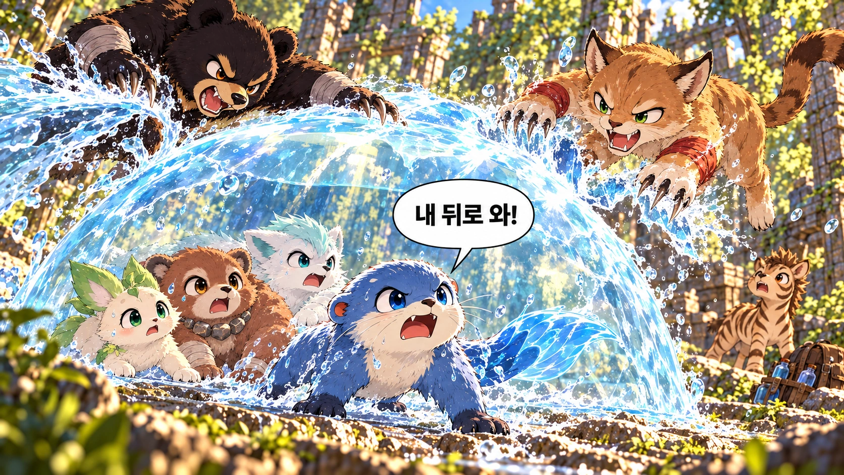 8번째 장면 · 한글 말풍선