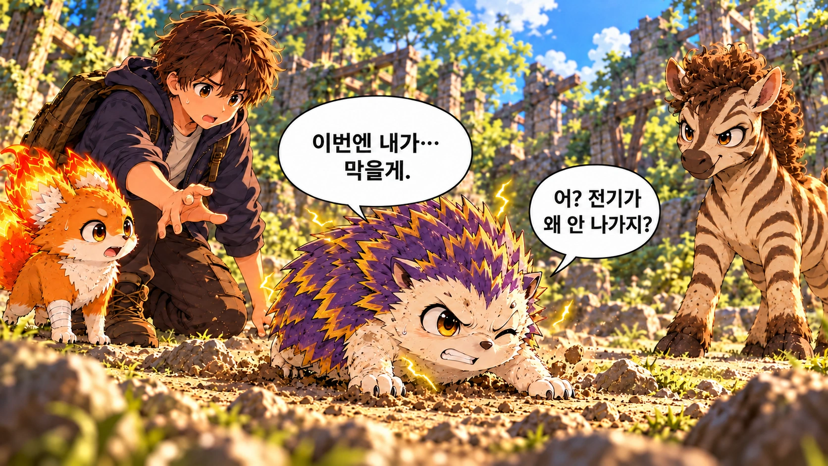 9번째 장면 · 한글 말풍선