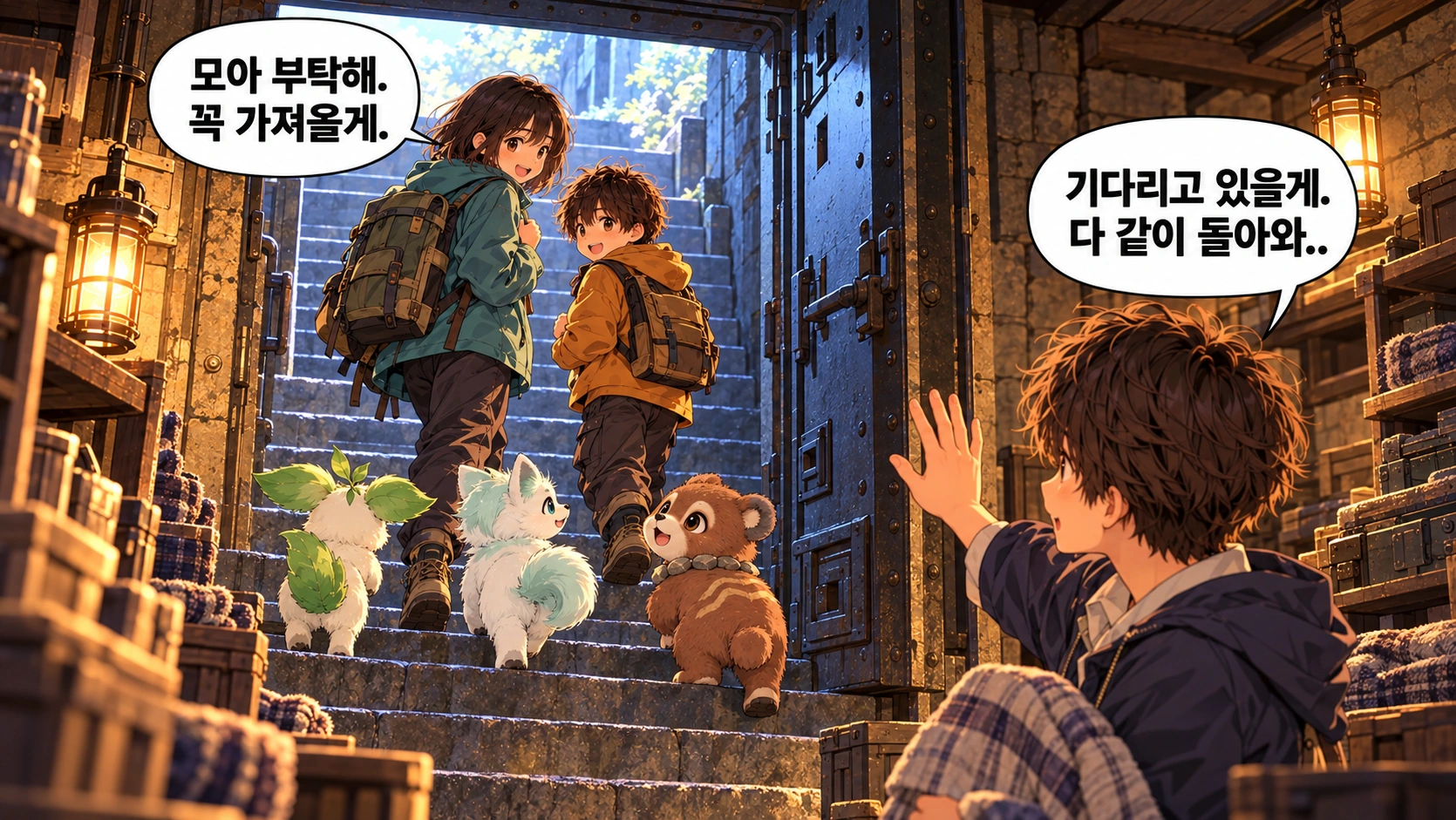 12번째 장면 · 한글 말풍선