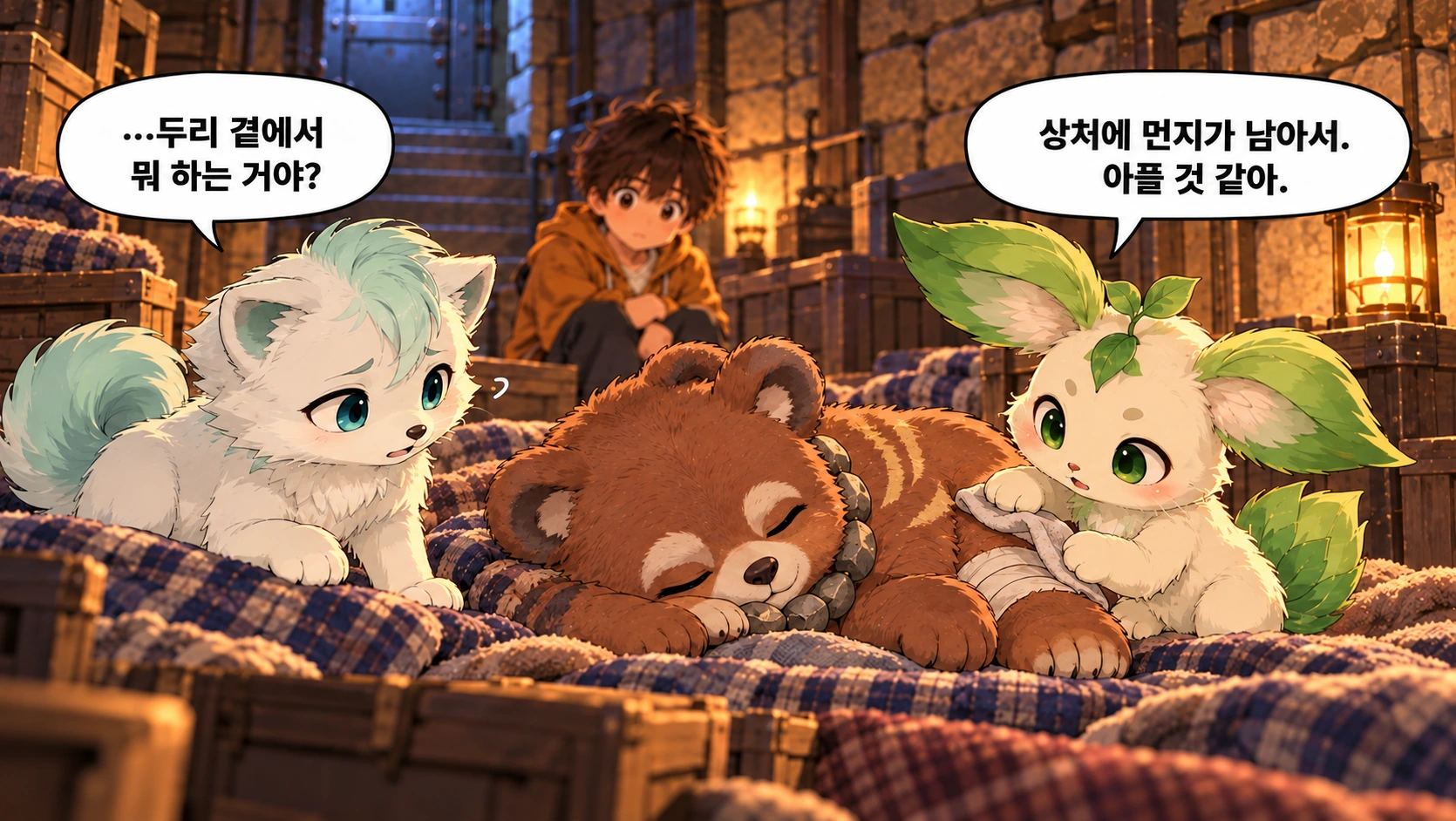 7번째 장면 · 한글 말풍선