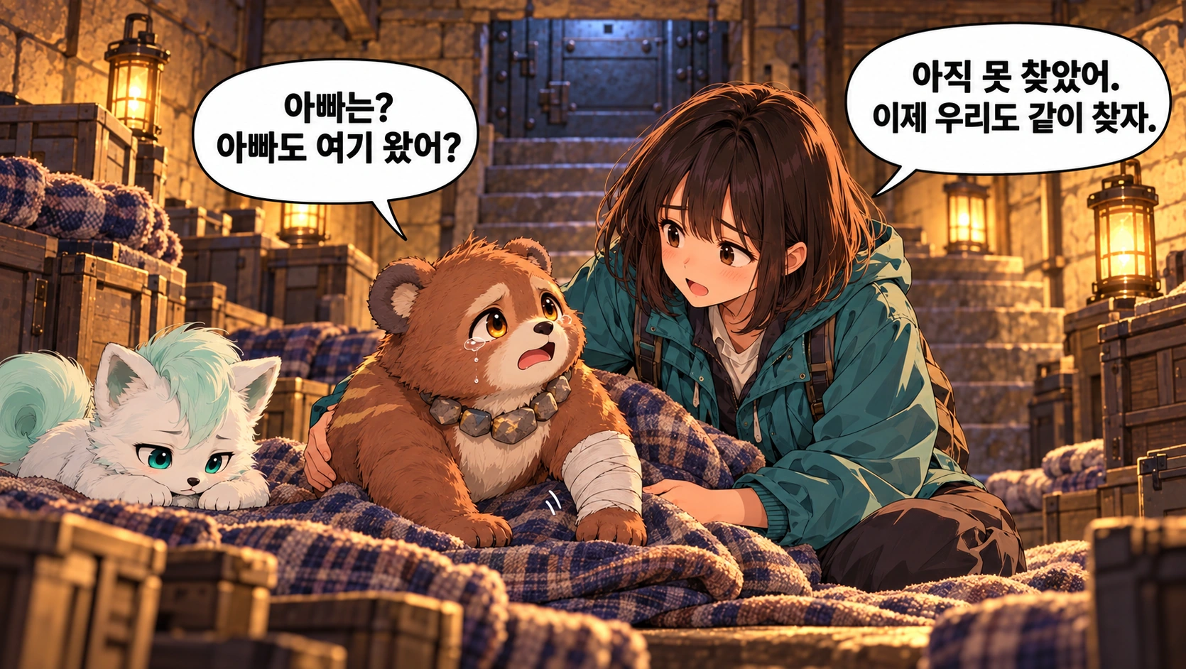 8번째 장면 · 한글 말풍선