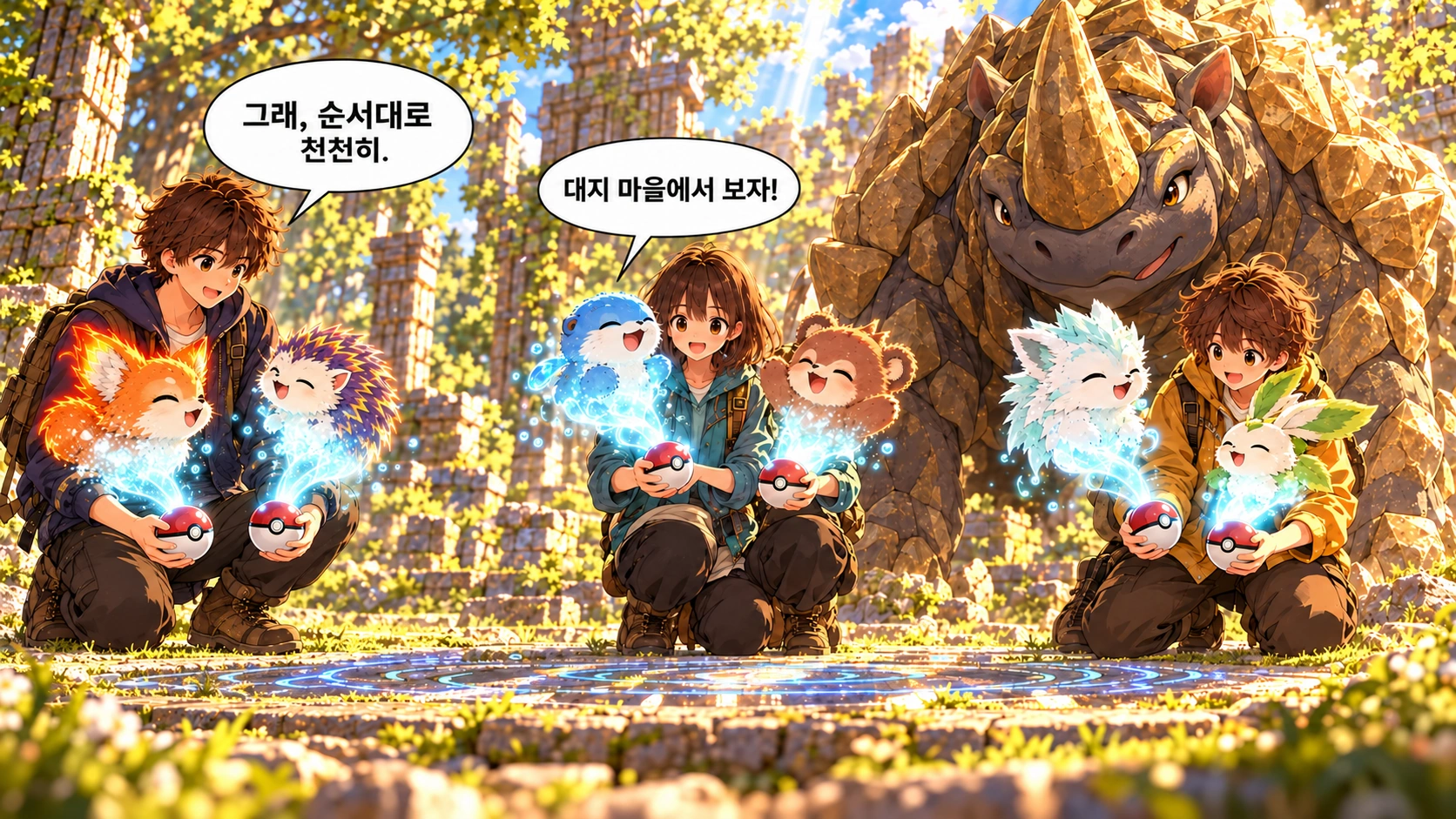 3번째 장면 · 한글 말풍선