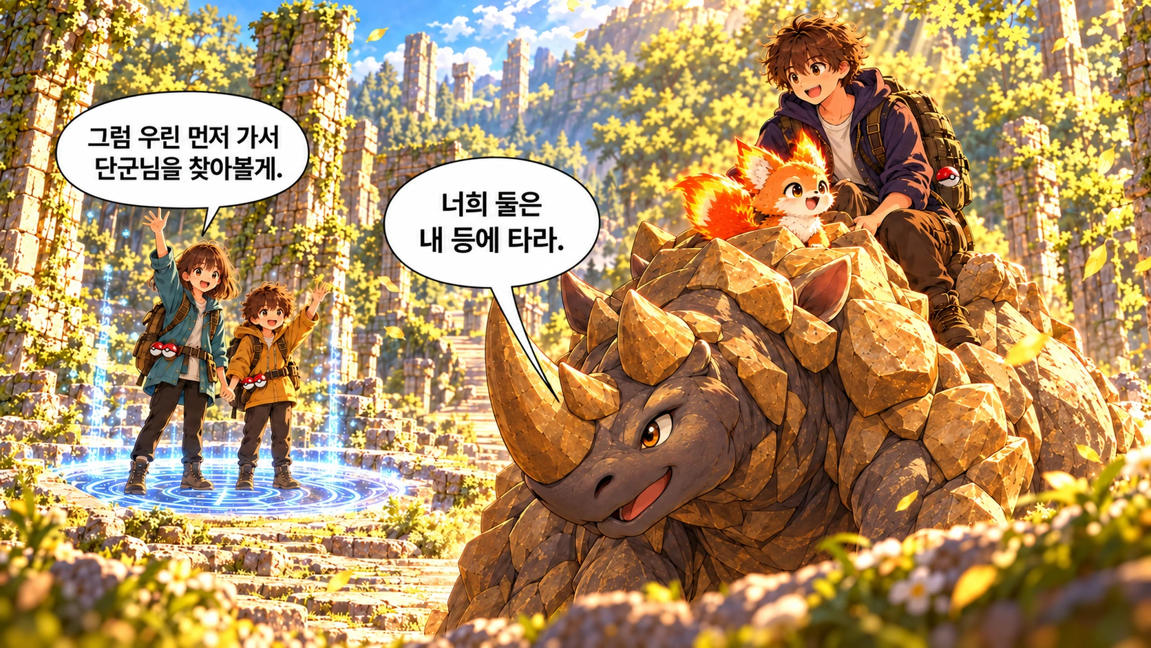 5번째 장면 · 한글 말풍선
