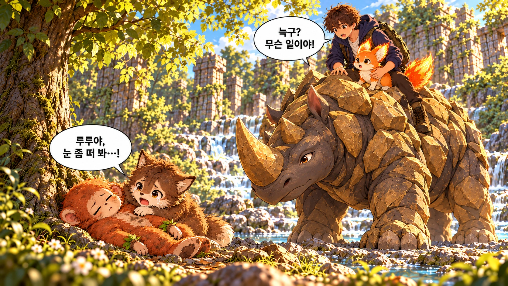 6번째 장면 · 한글 말풍선