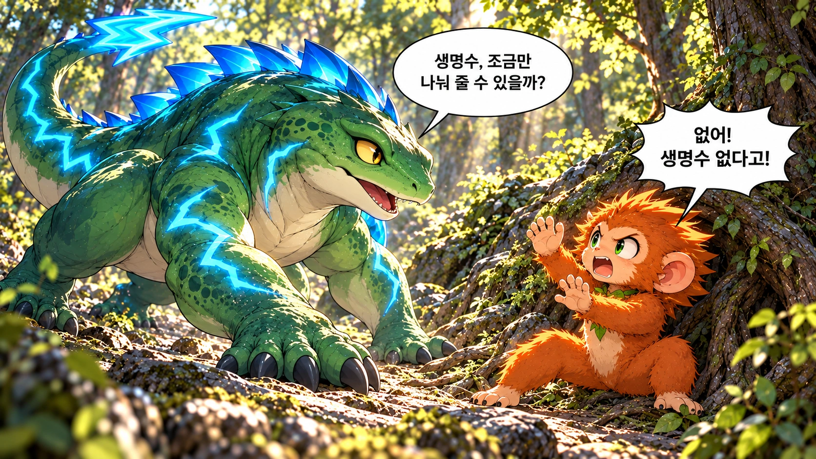 10번째 장면 · 한글 말풍선
