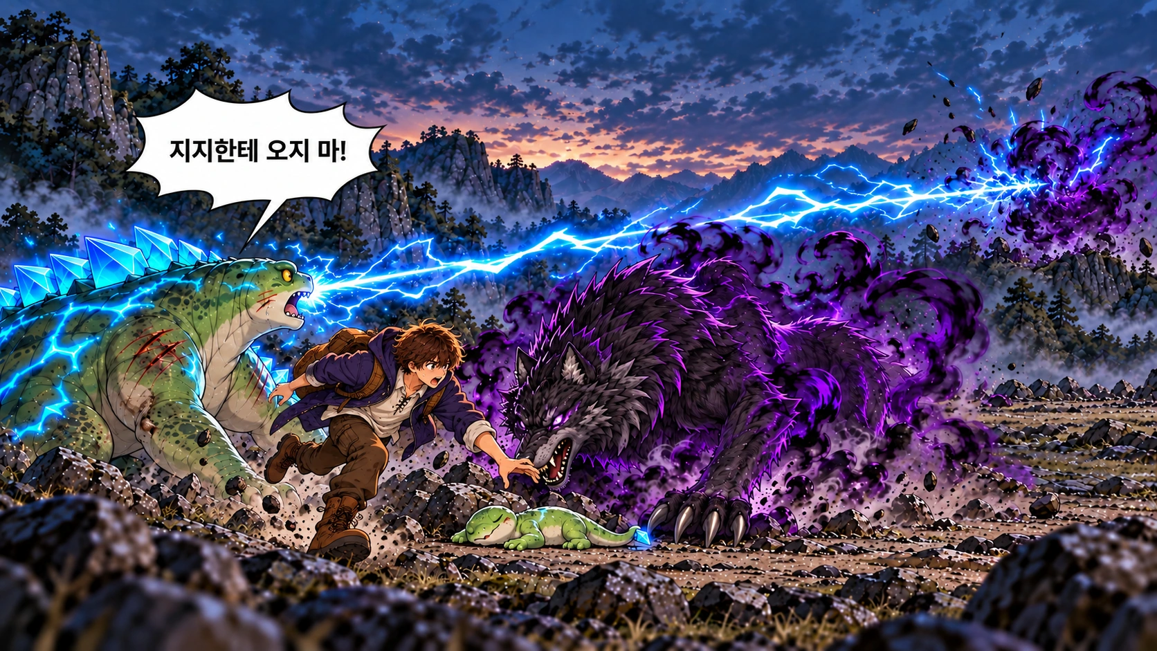 13번째 장면 · 한글 말풍선