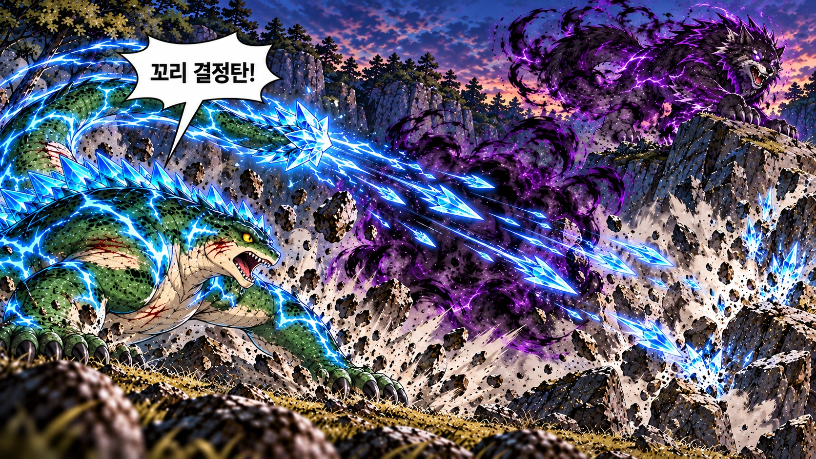 17번째 장면 · 한글 말풍선