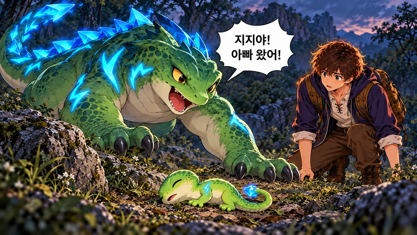 5번째 장면 · 한글 말풍선