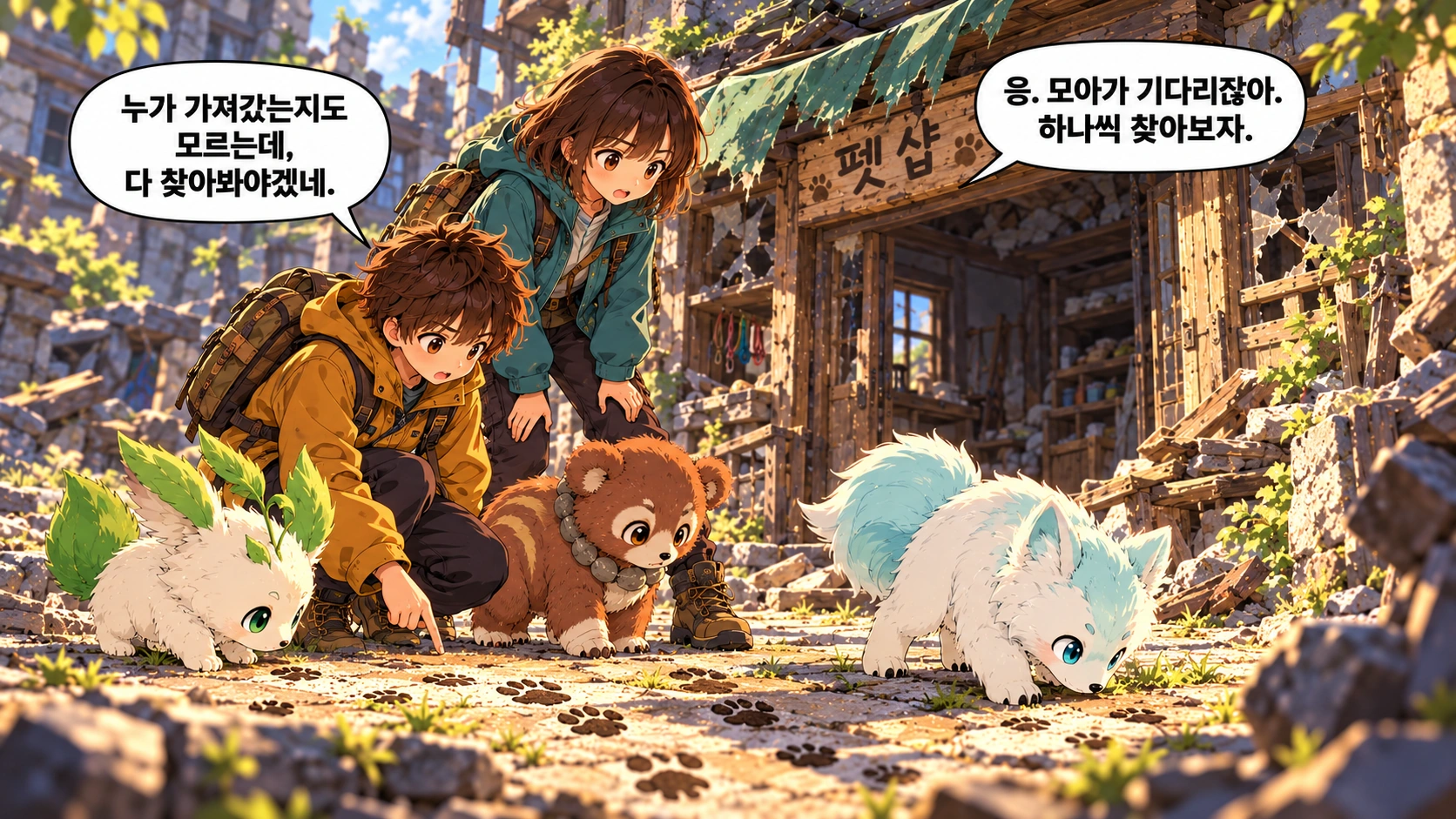 10번째 장면 · 한글 말풍선