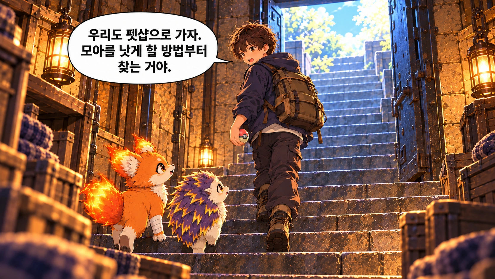 7번째 장면 · 한글 말풍선