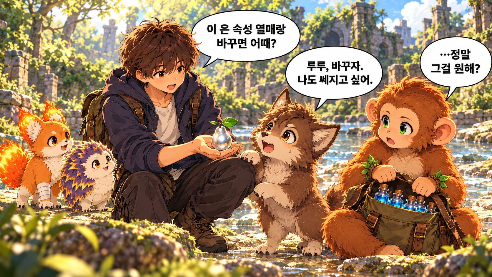 5번째 장면 · 한글 말풍선