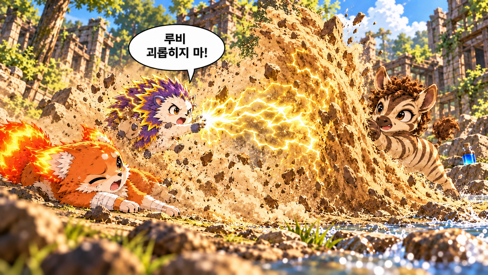 8번째 장면 · 한글 말풍선