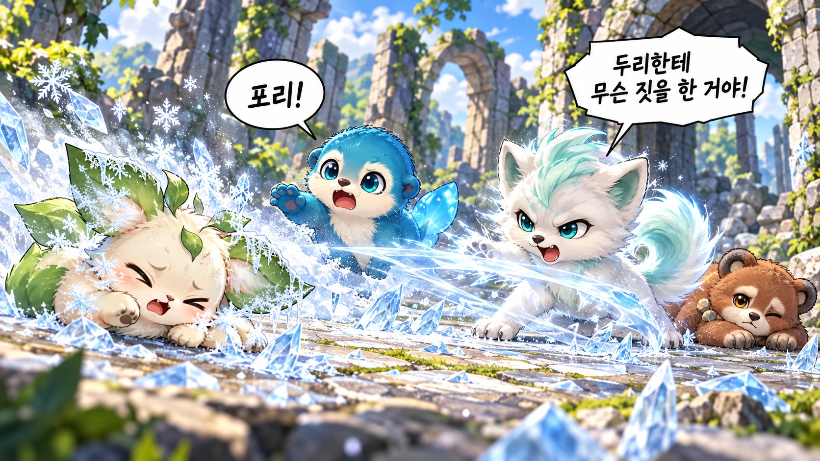 10번째 장면 · 한글 말풍선
